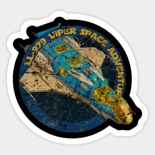 LL 979 Viper Space Adventure RETRO Sticker